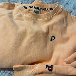 Victoria's Secret PINK Orange Sweatshirt